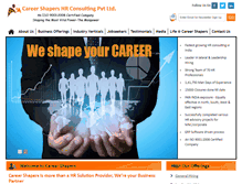 Tablet Screenshot of careershapers.in